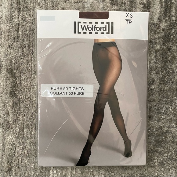 ⭐️HP⭐️ BNWT Wolford Pure 50 Tights - Picture 3 of 4